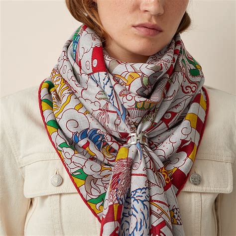 How to Wear a Hermès Scarf Like a Paris Model! 